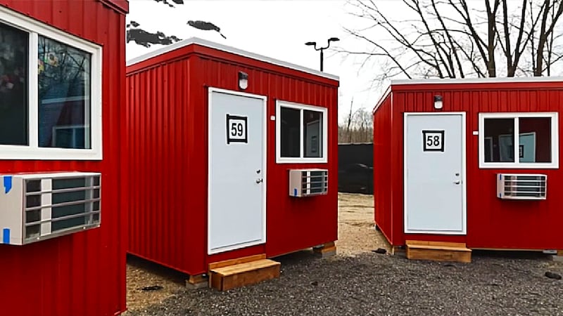 London’s micro-modular shelter reducing homeless encampments and unsheltered population, progress report reveals