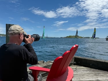 Fans at the 2026 Canada Sail Grand Prix in Halifax. (Callum Smith/CTV News)