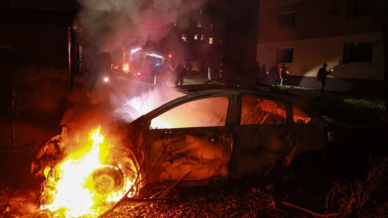 Blaze at St Petersburg oil sites as Kyiv launches more than 1,000 drones at Russia