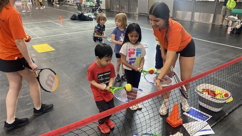 Summer of tennis? Free event offers lessons to those new to the sport