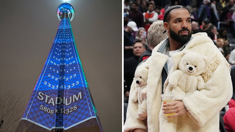 Fans speculate mysterious CN Tower projection could be linked to Drake album