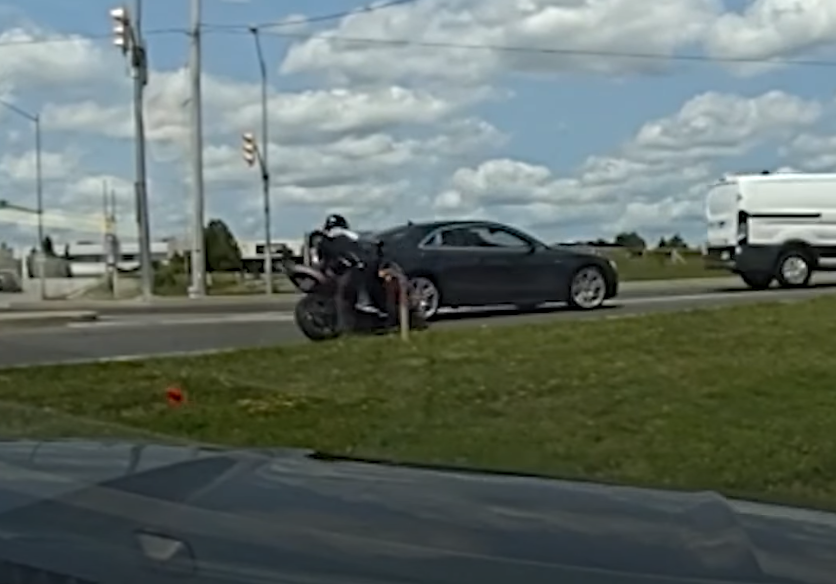 York police release video of officer tackling motorcyclist to the ground after he allegedly fled from crash scene