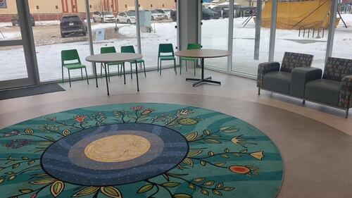 King Thunderbird Centre, or okimaw peyesew kamik by its Cree name, officially opens to replace old Boyle Street Community Services home base on Dec. 15, 2025. (Jeremy Thompson/CTV News Edmonton)