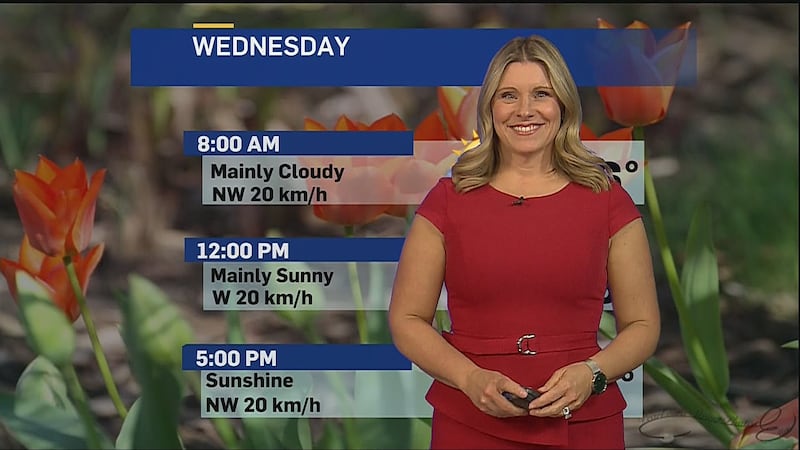 Some cloud cover Wednesday with peaks of sunshine