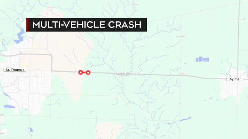 Stretch of Highway 3 reopens following crash near St. Thomas