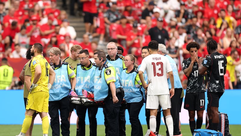 FIFA World Cup: Koné injured as Canada leads 3-0, Qatar down to 9 men. Follow live updates here.