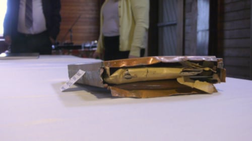 Time capsule uncovered at demolition site offers glimpse into life more than 60 years ago