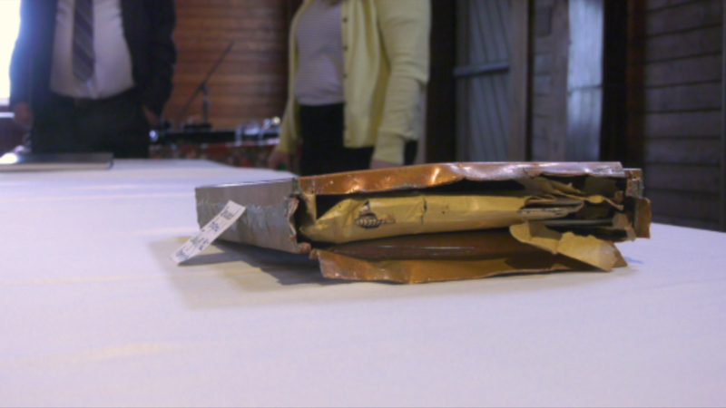 Time capsule uncovered at demolition site offers glimpse into life more than 60 years ago