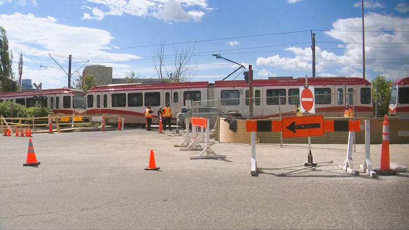Vehicle collides with CTrain in northwest Calgary