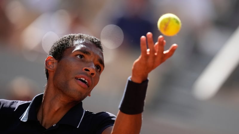 Canada's Auger-Aliassime into quarterfinals of wide-open men's French Open field