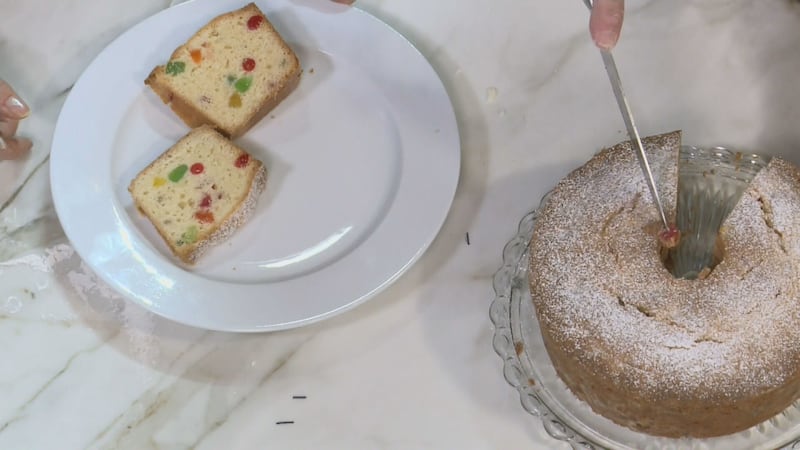 Gumdrop cake, just like grandma made
