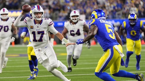 Josh Allen racks up 331 yards and Bills outlast Rams with help from blocked FG for 37-34 win in OT