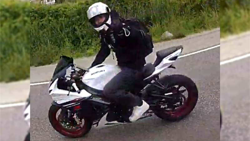 Police in B.C. seek stunting motorcyclist in dangerous driving investigation