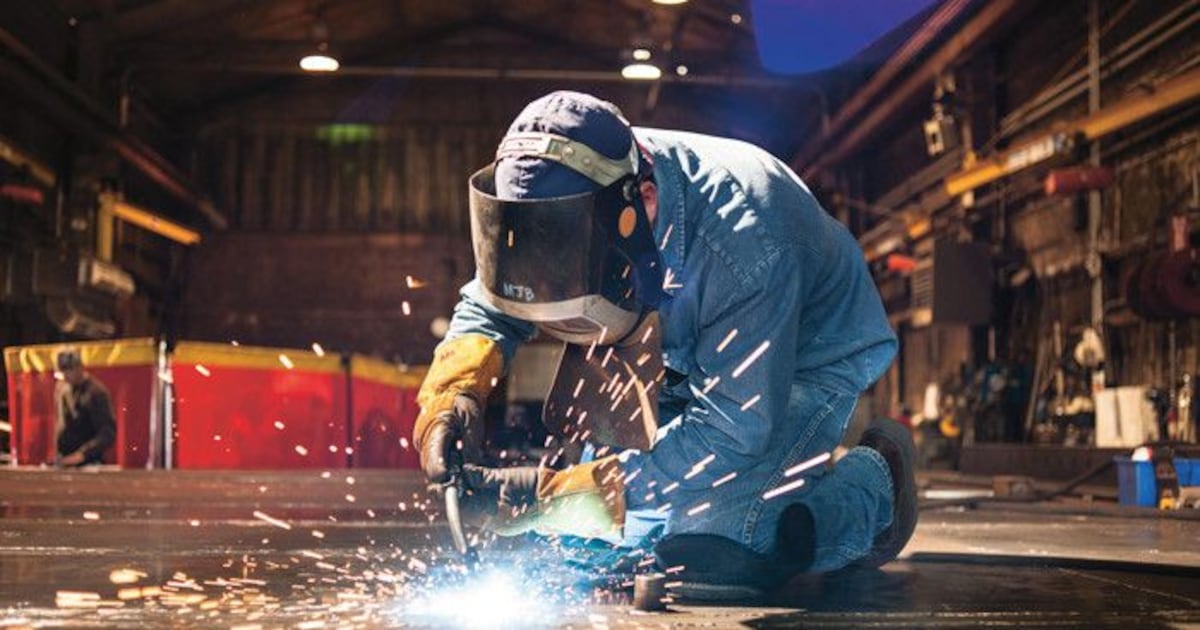 A skilled trades worker. (File photo)