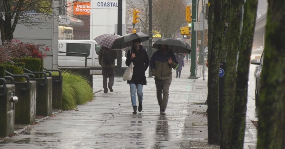 Atmospheric river brings heavy rainfall, heightened flood risk on B.C.'s South Coast