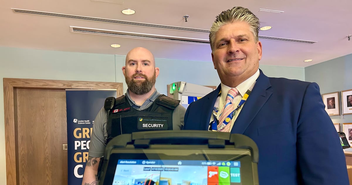 Lhsc Clock LHSC's new AI security system intercepted 23 knives