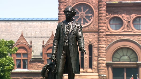 Sir John A. Macdonald statue now visible outside Queen’s Park for first time in nearly 5 years