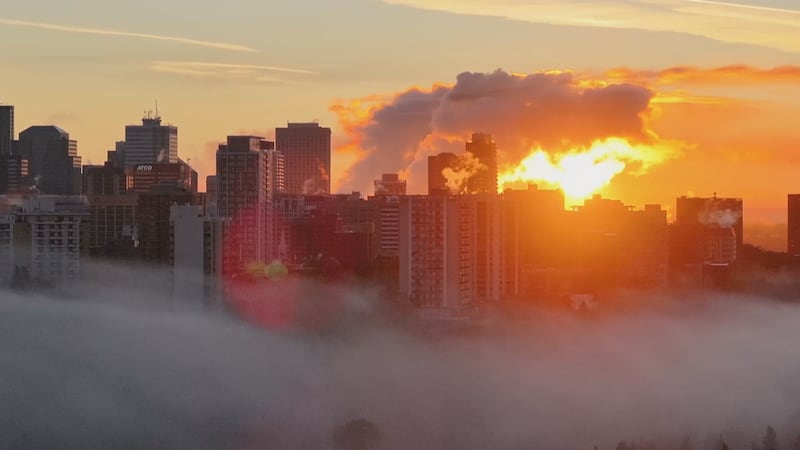 Edmonton will likely get its first shot of snow tonight or Wednesday