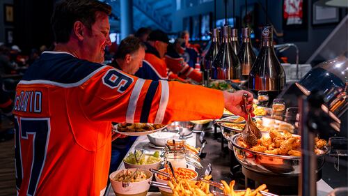 Oilers combating food insecurity by donating excess food from Rogers Place
