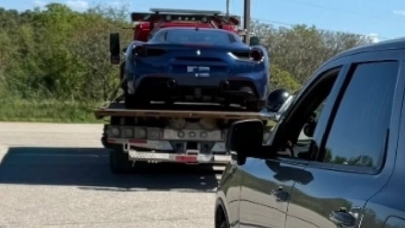 Speeding Ferrari driver refuses to pull onto gravel shoulder, fears scratching paint: OPP
