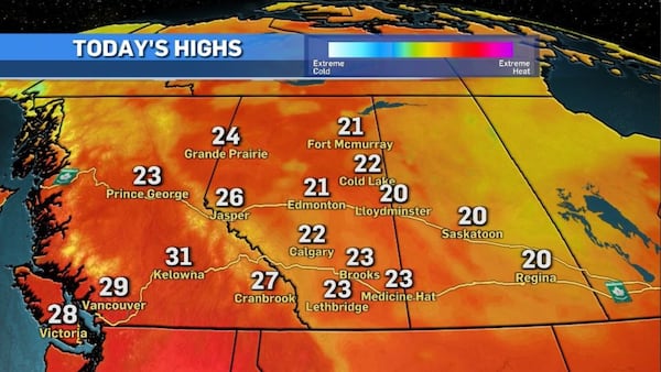 A weekend full of sunshine and warm temperatures for Calgary