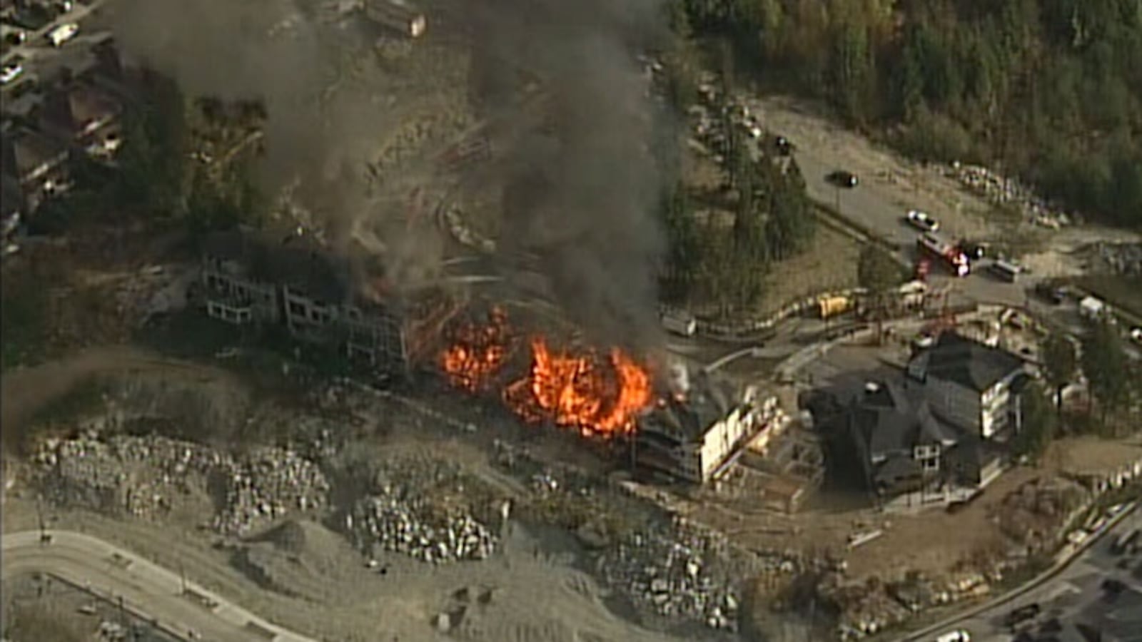 Maple Ridge Massive Fire Fire destroys four homes in Maple Ridge