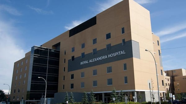 Royal Alexandra Hospital temporarily put on lockdown after man arrived with gunshot wound