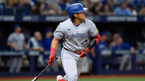 Okamoto sets Blue Jays rookie record with 25th homer as Toronto whips Rays 10-5