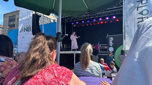 Spectators watch on at the Air Guitar Canada East Coast Regional Qualifier. (CTV/Avery MacRae)