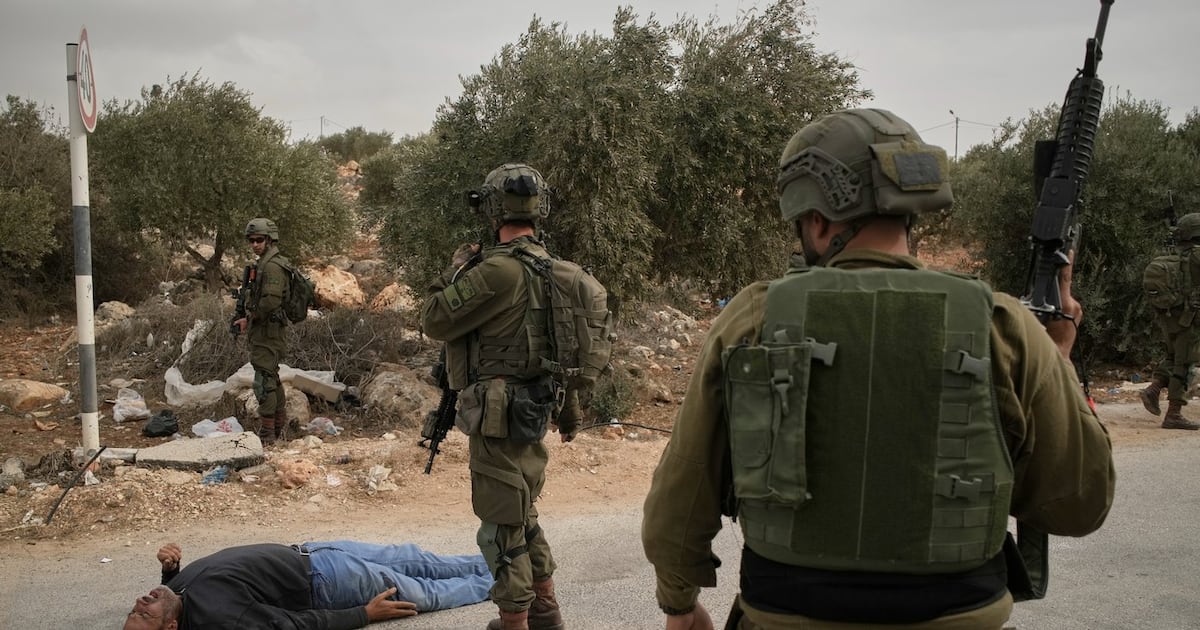 Israeli settlers attack Palestinians during olive harvest ...
