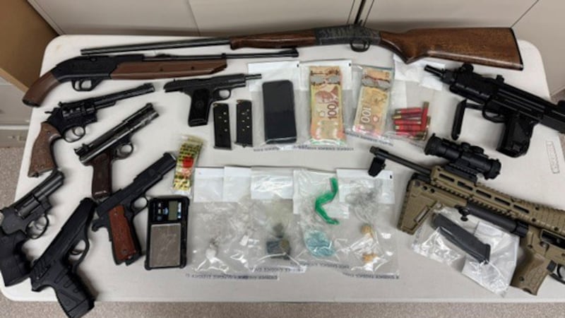 Drug bust in Tisdale sees one charged, fentanyl and guns seized