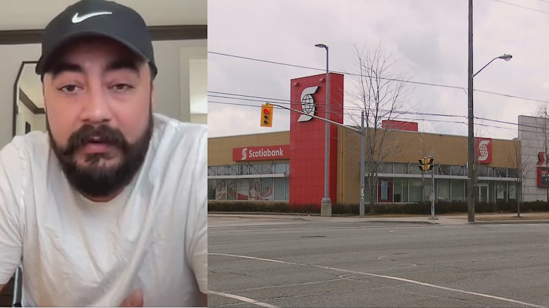 His bank says he opened a $35K line of credit and was issued a card at a Milton branch. But he’s never been there.