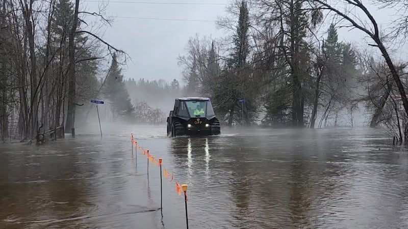 OPP deploys ARGO extreme-terrain vehicle during Minden Hills flood response