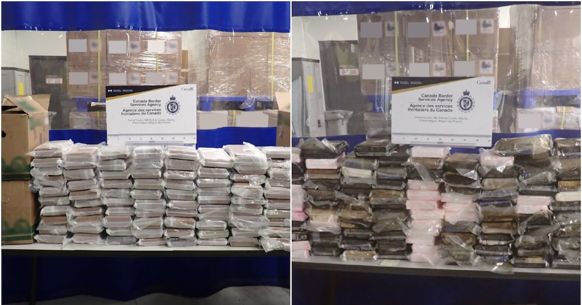 475 pounds of cocaine seized from trucks trying to enter Canada from U.S.: CBSA - CTV News