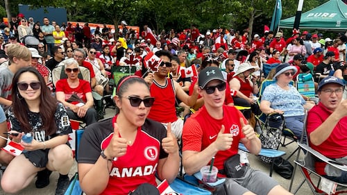 London watches Canada take on Morocco in FIFA World Cup
