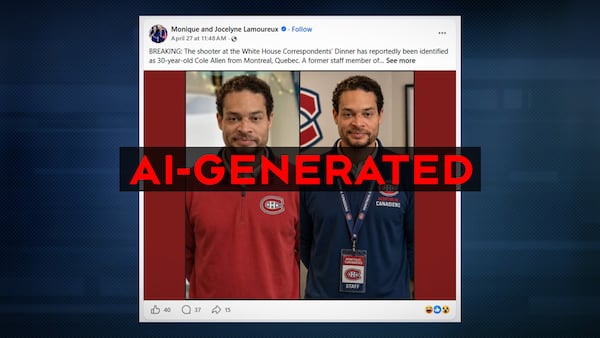 No, the man arrested at the White House Correspondents’ Dinner did not work for the Canadiens