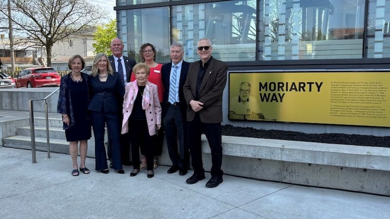 University of Windsor names campus walkway after late athletics director Richard Moriarty