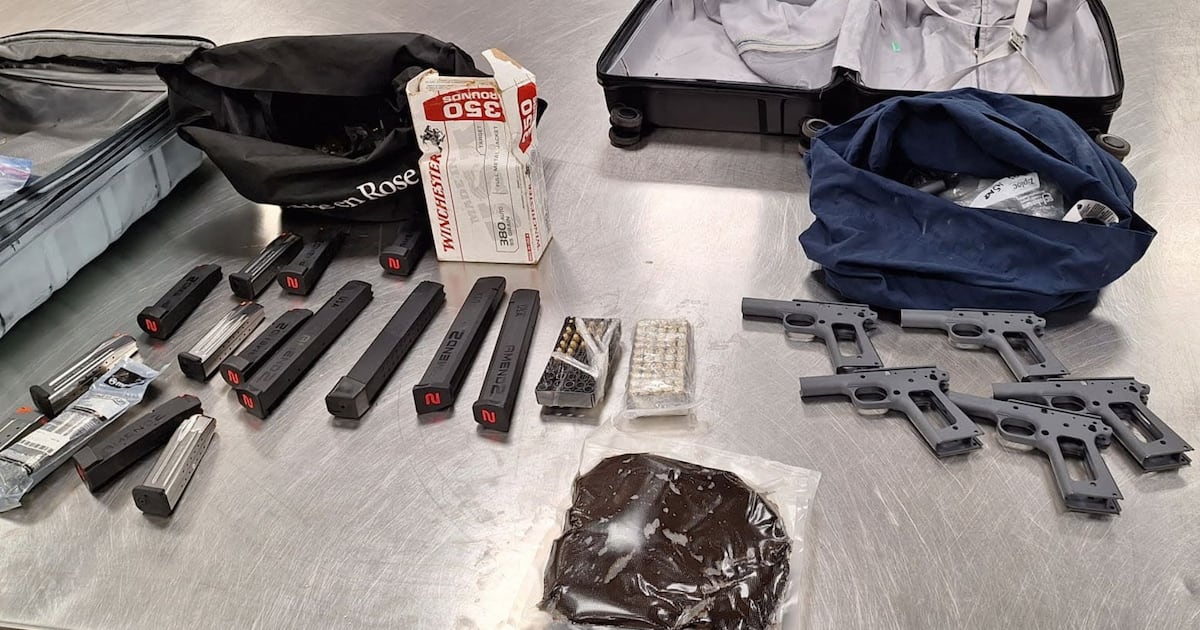 Guns allegedly smuggled into Canada from Texas seized in Calgary arrest