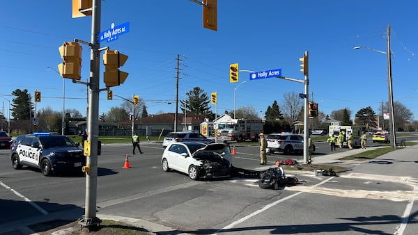 Man in serious condition following motorcycle collision in Ottawa’s west end