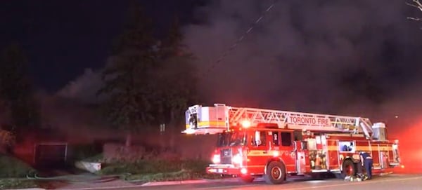 Two people treated for smoke inhalation after Etobicoke fire