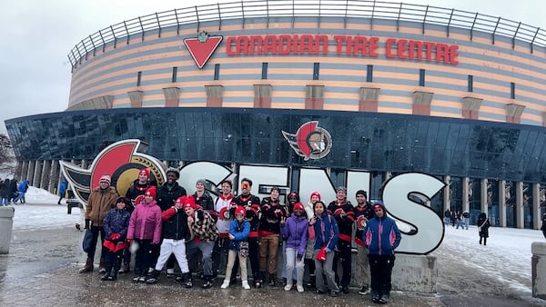 Friends turn Sens game day into 30-kilometre walk for charity