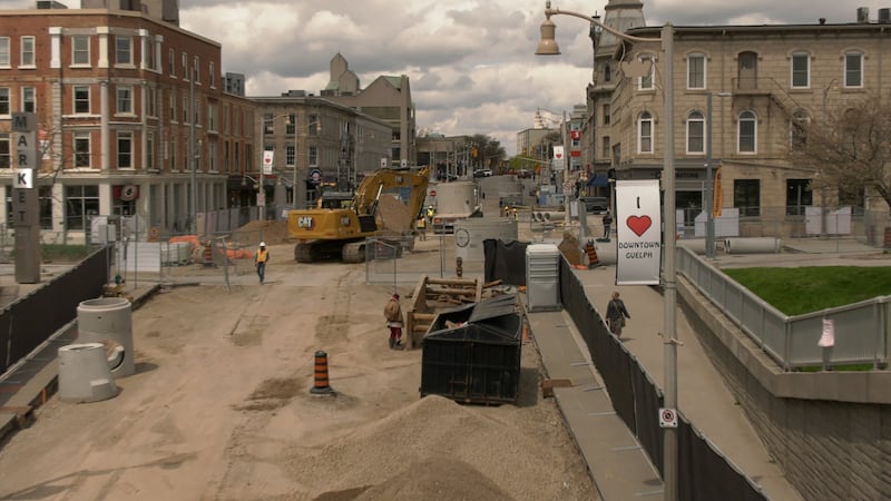 Guelph businesses say construction project is pushing customers away