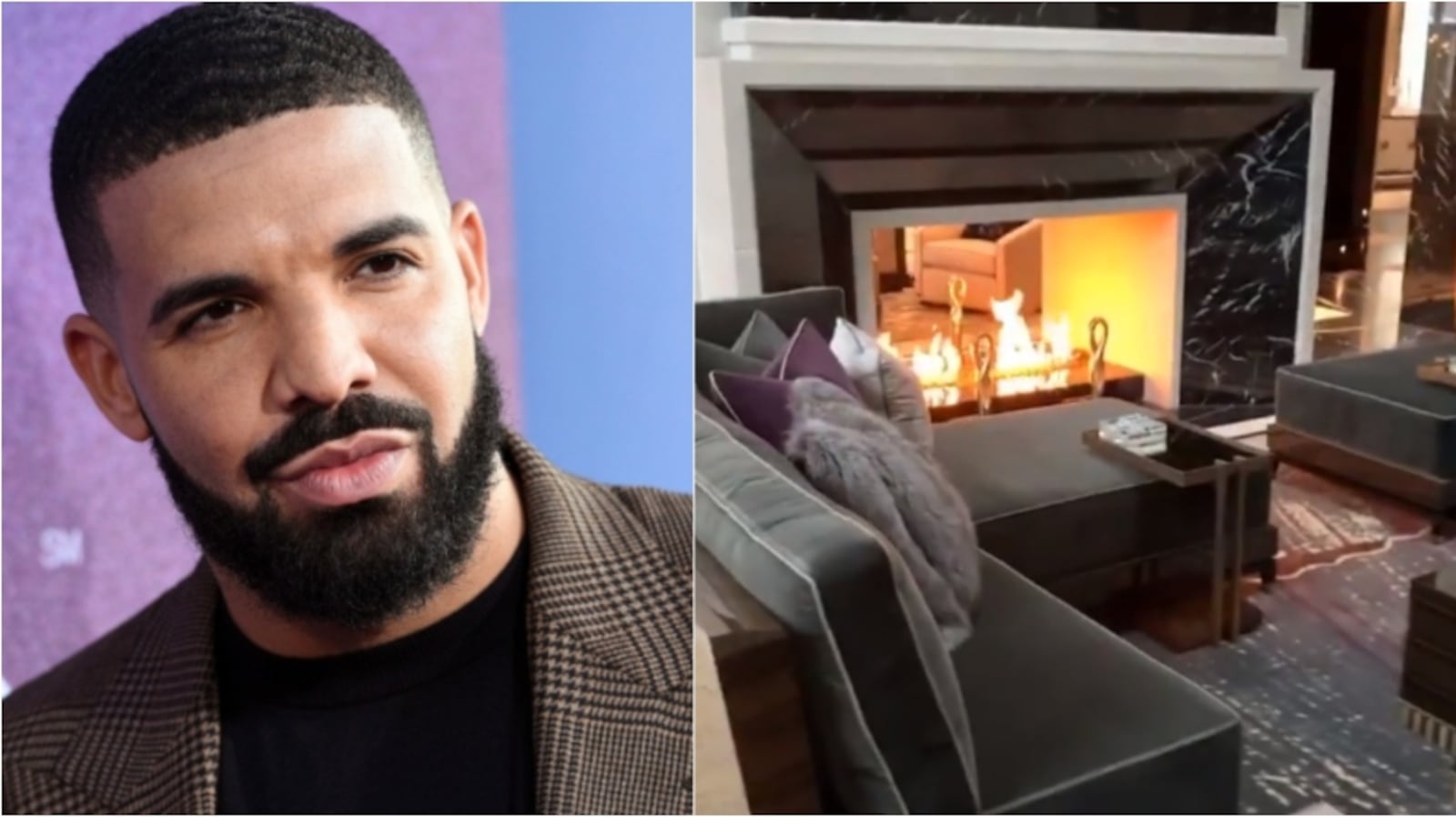 Drake shows off living area and kitchen inside his luxury Bridle Path ...
