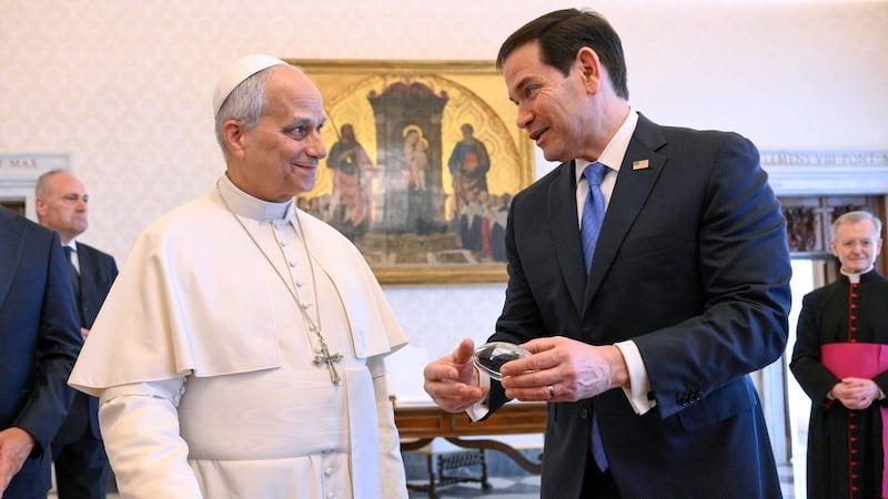The Vatican says the Pope and Rubio discussed the need to work for peace