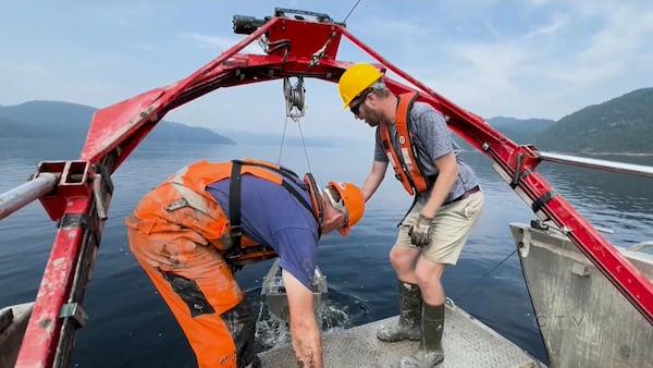 Scientists go deep into the Saguenay fjord to study seafloor mud