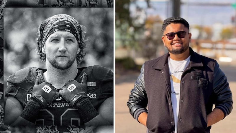 RCMP say Roughrider was driving wrong way down divided highway, alcohol and cannabis found in vehicle after fatal crash
