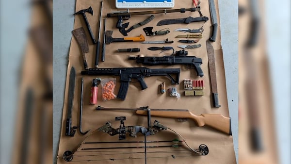 Weapons, drugs seized from homeless encampment in Squamish, B.C.