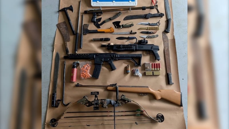 Weapons, drugs seized from homeless encampment in Squamish, B.C.