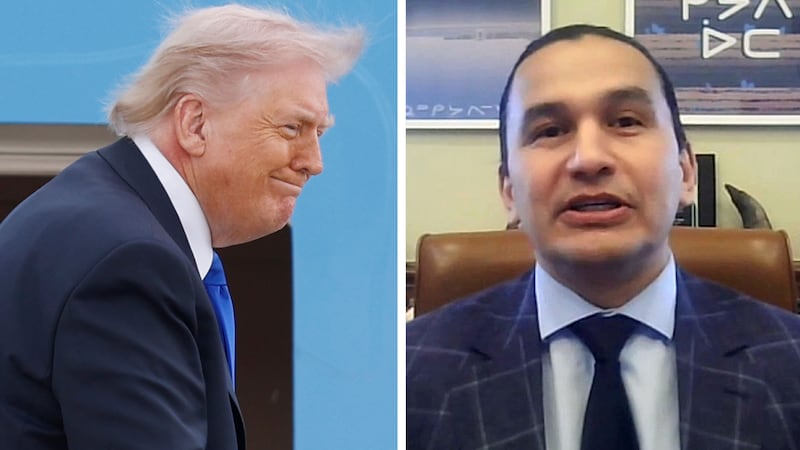 Manitoba won’t put U.S. liquor on shelves until Trump drops tariffs, releases Epstein files: Kinew