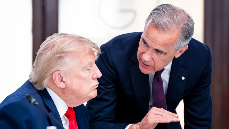 Carney, Trump heard talking Chinese EVs on hot mic at the G7 Summit